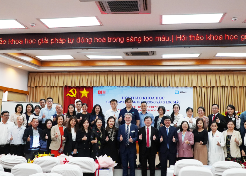 Hội thảo "Tự động hóa trong sàng lọc máu" tại Bệnh viện Truyền máu Huyết học TP.HCM (BTH) ngày 28/11/2025