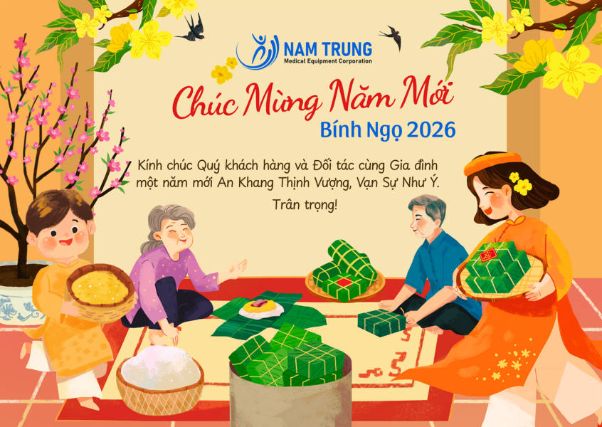 Nam Trung Chúc Mừng Năm Mới Bính Ngọ 2026