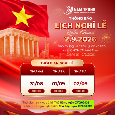 Nam Trung - Lịch nghỉ Lễ Quốc Khánh 02/09/2026