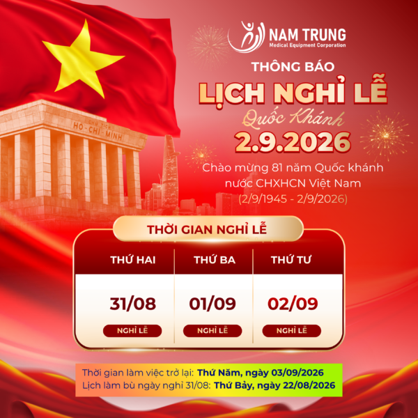 Nam Trung - Lịch nghỉ Lễ Quốc Khánh 02/09/2026